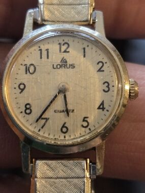 Lorus Gold Tone Women's Quartz Watch - Ivory Dial